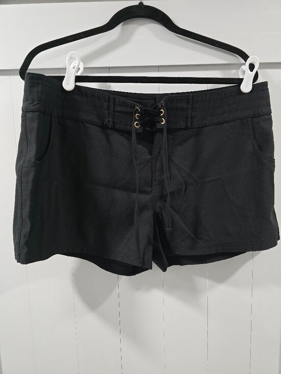 La Blanca Other - La Blanca Black Swim Board Shorts Lace Up Front Size L Beach Pool